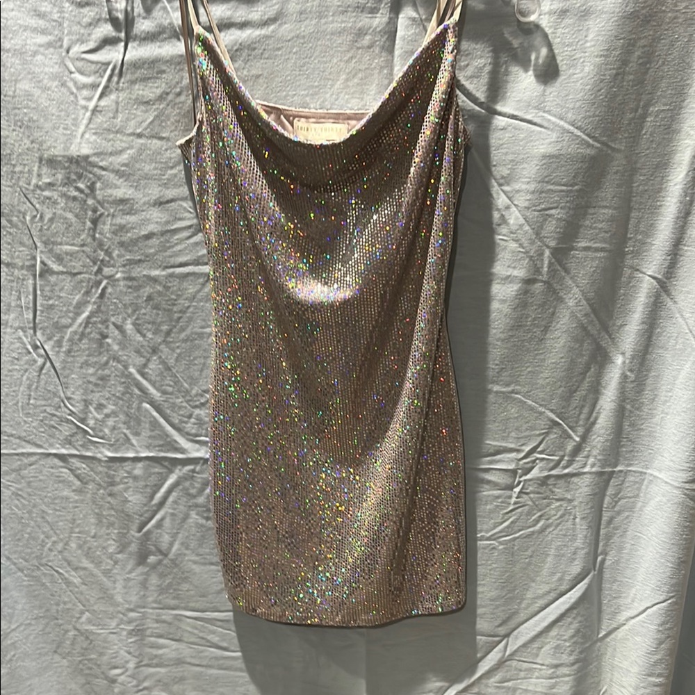 Elegant Sequin Mini Dress